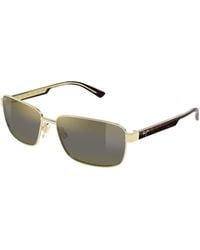 Maui Jim - Mj0362S 003 Sunglasses Metal Bronze Squared - Lyst