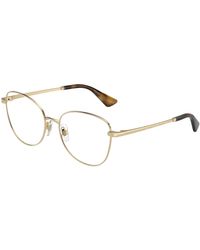Dolce & Gabbana - Dg1355 1365 Optical Frames Steel Transparent Butterfly Normal - Lyst