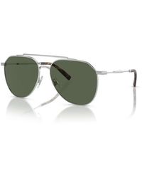 Dolce & Gabbana - Dg2296 05/9A Sunglasses Steel Pilot Polarized - Lyst