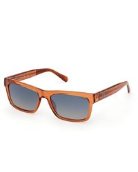 Guess - Gu00221 42X Sunglasses Injected Squared Normal - Lyst