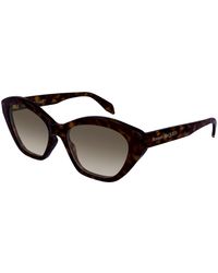 McQueen - Am0355S 002 Sunglasses Acetate Cat Eye Shaded - Lyst