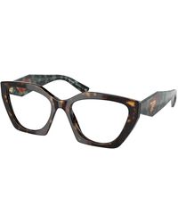 Prada - Pr 09Yv 2Au1O1 Optical Frames Acetate Geometric Normal - Lyst