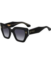 Etro - 0010/S 807/9O Sunglasses Acetate Squared Normal Shaded - Lyst