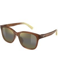 Maui Jim - Mj0346Sa 003 Occhiali Da Sole Bio-Iniettato Bronzo Squadrata - Lyst