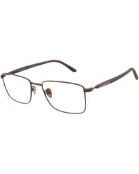 Giorgio Armani - Ar5150 3006 Optical Frames Steel Transparent Squared Normal - Lyst