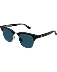 Montblanc - Mb0382S 002 Sunglasses Acetate Squared - Lyst