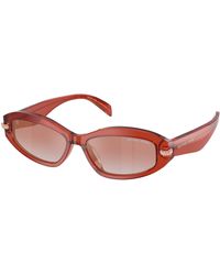 Michael Kors - Mk2260D Wilmington 40356F Sunglasses Acetate Round Mirrored Shaded - Lyst