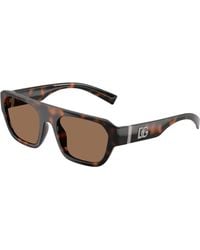 Dolce & Gabbana - Dg6206 502/73 Sunglasses Injected Squared Normal - Lyst
