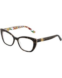 Dolce & Gabbana - Dg3398 3217 Optical Frames Acetate Cat Eye Normal - Lyst