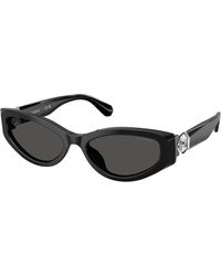 Swarovski - Sk6045U 100187 Sunglasses Acetate Cat Eye Normal - Lyst