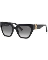 Chopard - Sch415M 700 Sunglasses Acetate Smoke Squared Anti-Glare Nuanced - Lyst