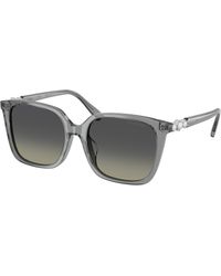 Swarovski - Sk6053D 106211 Sunglasses Acetate Pillow Normal Nuanced - Lyst