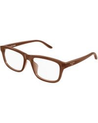 Balenciaga - Bb0442Oa 006 Optical Frames Acetate Transparent Squared - Lyst