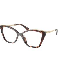 Michael Kors - Mk4205U Grindelwald 4031 Optical Frames Injected Transparent Squared Normal - Lyst