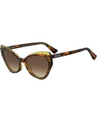 Moschino - Mos081/S Hjv/Ha Sunglasses Acetate Cat Eye Shaded - Lyst