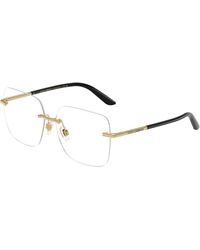 Dolce & Gabbana - Dg1360 02 Optical Frames Metal Squared Normal - Lyst