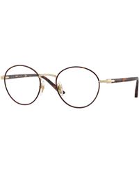 Persol - Po1032V 1075 Optical Frames Steel Transparent Round Normal - Lyst