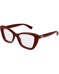 Gucci - Gg1977O 004 Optical Frames Injected Transparent Cat Eye - Lyst