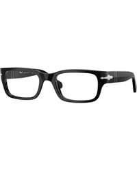 Persol - Po3399V 95 Optical Frames Acetate Transparent Squared Normal - Lyst