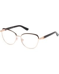 Guess - Gu2982 005 Optical Frames Metal Round Normal - Lyst