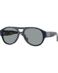 DIESEL - Dl2023U 2070/1 Sunglasses Acetate Round Normal - Lyst