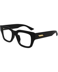 Bottega Veneta - Bv1361O 005 Optical Frames Acetate Transparent Squared - Lyst
