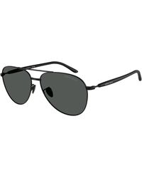 Giorgio Armani - Ar6162 300187 Sunglasses Steel Pilot Normal - Lyst