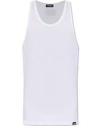 DSquared² - Lingerie Top With A Round Neckline - Lyst