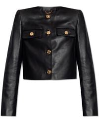 Versace - Leather Jacket, - Lyst