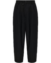Yohji Yamamoto - Wool Wide-Leg Trousers - Lyst