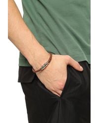 Ferragamo - Leather Bracelet - Lyst