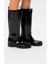 Moncler 'ginger' Rain Boots Black