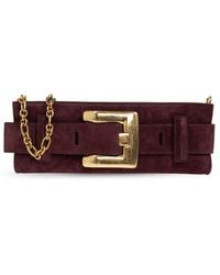 Balmain - Suede Bag 'Anthem' - Lyst