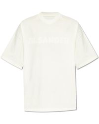 Jil Sander - T-Shirt With Logo - Lyst