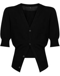 R13 - Wool Cardigan With Short Sleeves - Lyst