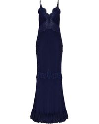 Self-Portrait - Strappy Dress With Lace Inserts - Lyst