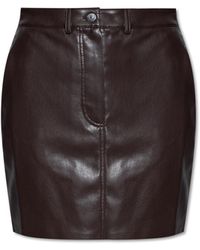 Nanushka - ‘Miray’ Skirt From Vegan Leather - Lyst