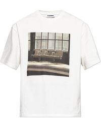 Jil Sander - T-Shirt With Print - Lyst