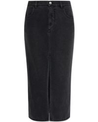 Isabel Marant - 'Faharia' Denim Skirt - Lyst