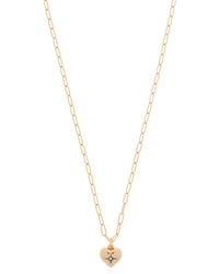 COACH - Necklace With A Heart-Shaped Pendant - Lyst