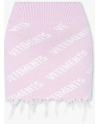 週末限定直輸入♪ 今週限定特価‼️vetements logo knit skirt