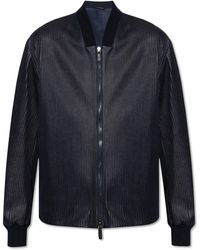 Giorgio Armani - Leather Jacket - Lyst