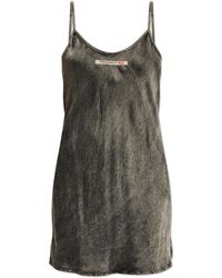 DIESEL - Mini Dress 'Cassidy-Dnm' - Lyst