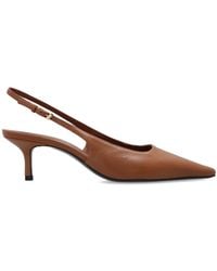 Black Suede Studio - Leather Heeled Shoes "Lainey" - Lyst
