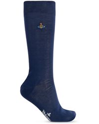 Vivienne Westwood - Cotton Socks With Logo - Lyst