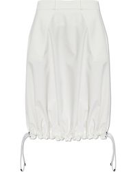 Coperni - Asymmetrical Skirt With Drawstrings - Lyst