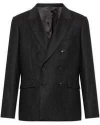 Paul Smith - Wool Blazer With Double Vent - Lyst