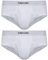 Tom Ford - Two-Pack Of Cotton Briefs With Logo - Lyst
