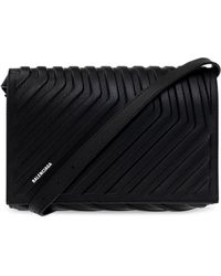 Balenciaga 'car' Shoulder Bag - Black