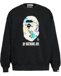 A Bathing Ape - Sweatshirt With Logo - Lyst